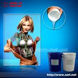 Liquid platinum cure silicone rubber for adult women sex toys making